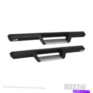 Nerf Bar Westin 56-140552 HDX�X�e�����X�h���b�v�i�[�t�X�e�b�v�o�[�e�N�X�`���u���b�NPC�X�`�[��new Westin 56-140552 HDX Stainless Drop Nerf Step Bars Textured Black PC Steel NEW�y���s�A���i�z