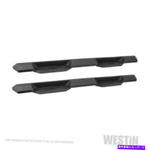 Nerf Bar Westin 56-23945 HDX XtremeNerfステップバー、17-21 F350 SDのテクスチャーブラック Westin 56-23945 HDX Xtreme Nerf Step Bars, Textured Black For 17-21 F350 SD