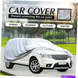 �J�[�J�o�[ �t���J�[SUV�J�o�[���O�h�����O����ق���J�ϐ��ی�A�����J Full Car SUV Cover Outdoor Waterproof UV Snow Dust Rain Resistant Protection USA�y���s�A���i�z
