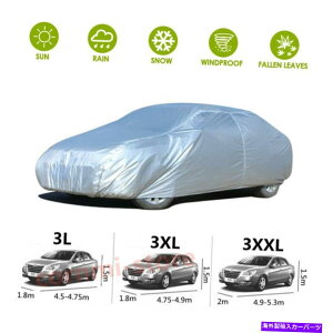 J[Jo[ OԃtJo[hJ_XgwCUVیJo[XL XXL Outdoor Car Full Cover Waterproof Snow Rain Dust Hail UV Protection Cover XL XXL