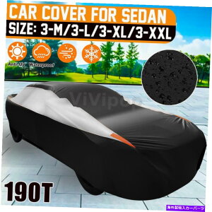 J[Jo[ Z_15-17.5tB[gtJ[Jo[ 15-17.5FT Full Car Cover For Sedan UV Resistant Snow Dust Waterproof Polyester