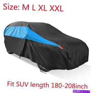 �J�[�J�o�[ ���ׂĂ̓V��UV�ی앗�͔��d���O�t���J�[�J�o�[SUV�p���j�o�[�T�� All Weather UV Protection Windproof Outdoor Full Car Cover Universal For SUV�y���s�A���i�z