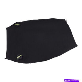 カーカバー 車の半分のボディサンシェードカバー防水日焼け止めUV雪に耐える黒 Car Half Body Sun Shade Cover Waterproof Sunscreen UV Snow Resistant Black