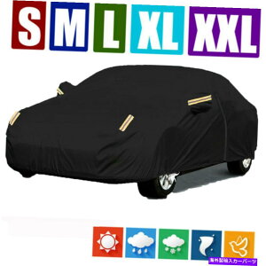 �J�[�J�o�[ 15ft-17ft�w�r�[�f���[�e�B�h���t���J�[�J�o�[���j�o�[�T��SUV���˃e�[�v������ 15ft-17ft Heavy Duty Waterproof Full Car Cover Universal SUV Reflective Tape US�y���s�A���i�z