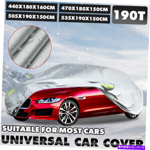 �J�[�J�o�[ �Z�_���J�[�t���J�o�[���O�h�����O����ق���J�̑ϐ��ی� Sedan Car Full Cover Outdoor Waterproof UV Snow Dust Rain Resistant Protection�y���s�A���i�z