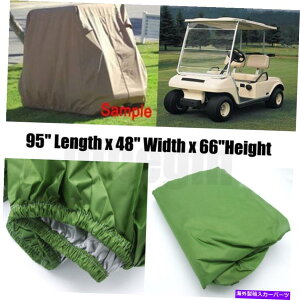 J[Jo[ }nJ[g̖ĥ߂2l̏q2l̊ȃStJ[goM[[Jo[ 2 Passengers Heavy Duty Golf Cart Buggy Storage Cover For Yamaha Cart Waterproof