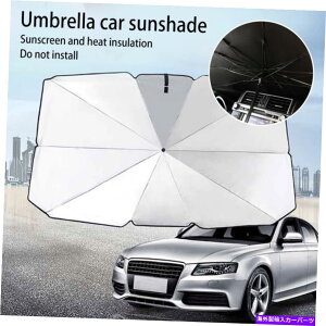 J[Jo[ ܂肽݉\ȎԂ̑zVF[htgKXTVF[htgEBhEJo[oCU[UVP Foldable Car Sun Shade Windshield Sunshade Front Window Cover Visor UV Umbrella