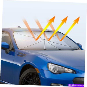J[Jo[ tgJ[tgKXTVF[hzbgT}[I[gEuTVF[hEBXRV̂߂̎P Front Car Windshield Sunshades Umbrella For Hot Summer Auto Anti-UV Sun Shade Wi