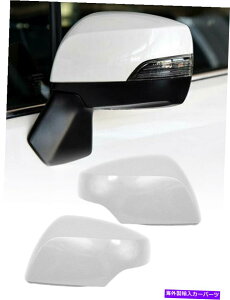J[Jo[ XoAEgobNXV 2013-17p̃^[MvtzCgobN~[Jo[ White Rearview Mirror Cover with Turn Signal lamp for Subaru Outback XV 2013-17