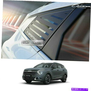 �J�[�J�o�[ �A���~�j�E��C�s���[�|�X�g�E�B���h�E�X�|�[�c�v���[�g�}�X�N�J�o�[KIA 2022 SportageNQ5�̃J�o�[ Aluminium C Pillar Post Window Sports Plate Mask Cover For KIA 2022 Sportage NQ5�y���s�A���i�z