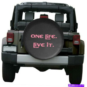 �J�[�J�o�[ 1�̃��C�u���C�uIT 32�C���`���U�[�X�y�A�z�C�[���^�C���J�o�[�W�[�v�����O���[JK 07+ One Life Live It 32inch Leather Spare Wheel Tire Cover For Jeep Wrangler JK 07+