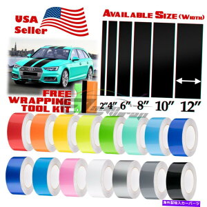 J[Jo[ AEfBA4XgCvXebJ[̂߂̃OXJ[[VOXgCvrj[bv10tB[g / 20tB[g Gloss Color Racing Stripes Vinyl Wrap For Audi A4 Stripe Sticker 10FT / 20FT