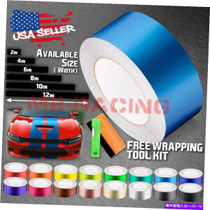 J[Jo[ TeN^bN}bg[VOXgCvrj[bv[XebJ[10/20tB[g Satin Chrome Metallic Matte Racing Stripes Vinyl Wrap Rally Sticker 10/20 Feet
