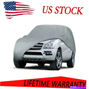 J[Jo[ YXLόPEVAԂ̕یJo[͔˓IȃCgVo[O[USĂ܂ YXL Weatherproof PEVA Car Protective Cover with Reflective Light Silver Gray US