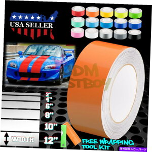 J[Jo[ z_S2000XgCvXebJ[̂߂̃OXJ[[VOXgCvrj[bv25tB[g / 50tB[g Gloss Color Racing Stripes Vinyl Wrap For Honda S2000 Stripe Sticker 25FT / 50FT