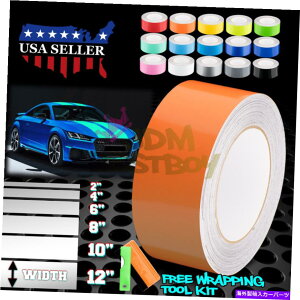 J[Jo[ AEfBTTXgCvXebJ[fJ[25tB[g/50tB[ĝ߂̃OXJ[[VOXgCvrj[bv Gloss Color Racing Stripes Vinyl Wrap For Audi TT Stripe Sticker Decal 25