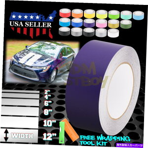 J[Jo[ g^J[XgCv10tB[g /20tB[g̃}bgJ[[VOXgCvrj[bvfJ[ Matte Color Racing Stripes Vinyl Wrap Decal For Toyota Corolla Stripe 10FT /20FT