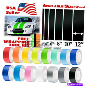 J[Jo[ z_S2000XgCvXebJ[̂߂̃OXJ[[VOXgCvrj[bv10tB[g / 20tB[g Gloss Color Racing Stripes Vinyl Wrap For Honda S2000 Stripe Sticker 10FT / 20FT
