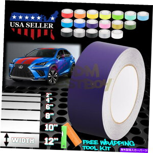 J[Jo[ NTXp̃}bgJ[[VOXgCvrj[bvXebJ[25tB[g / 50tB[gł Matte Color Racing Stripes Vinyl Wrap Sticker For Lexus IS ES GS 25FT / 50FT