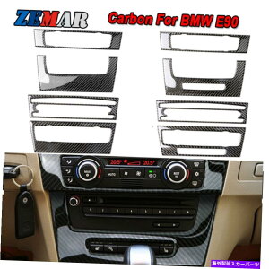 J[Jo[ BMW 3V[YE90 2004-13J[{t@Co[R\[CD ACRg[plgJo[ For BMW 3 Series E90 2004-13 Carbon Fiber Console CD AC Control Panel Trim Cover
