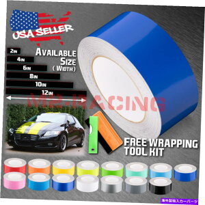 J[Jo[ z_CR-Z CRXXebJ[̂߂̃OXJ[[VOXgCvrj[bv25tB[g / 50tB[g Gloss Color Racing Stripes Vinyl Wrap For Honda CR-Z CRX Sticker 25FT / 50FT