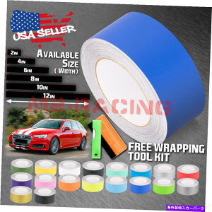 J[Jo[ AEfBA4XgCv25tB[g / 50tB[g̃}bgJ[[VOXgCvrj[bvfJ[ Matte Color Racing Stripes Vinyl Wrap Decals For Audi A4 Stripe 25FT / 50FT Long
