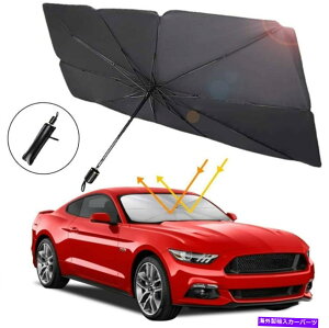 J[Jo[ Ԃ̃tgKXTVF[h܂肽݉\ȎPtgEBhEJo[oCU[PUSA Car Windshield Sun Shade Foldable Umbrella Front Window Cover Visor Umbrella USA