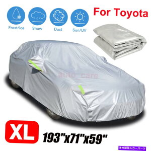 J[Jo[ g^̃tJ[Jo[hzUVق̉J̋Gߕی For Toyota Full Car Cover Waterproof Sun UV Snow Dust Rain All Season Protection