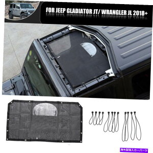 J[Jo[ tg[tTVF[hbVJo[W[vO[JL JT 2018+ANZT[̃A`UV Front Roof Sunshade Mesh Cover Anti-UV For Jeep Wrangler JL JT 2018+ Accessories