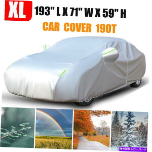 �J�[�J�o�[ �t���J�[�J�o�[���O�h�����O����ق���ϐ����ׂĂ̋C�ەی� Full Car Cover Outdoor Waterproof UV Snow Dust Resistant All Weather Protection�y���s�A���i�z