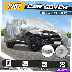 J[Jo[ 190ttSUVJ[Jo[hOUVTC_XgRی 190T Full SUV Car Cover Waterproof Outdoor UV Sun Rain Dust Resistant Protection