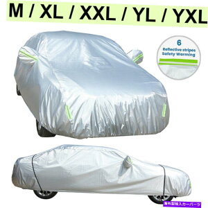 �J�[�J�o�[ �t���J�[�J�o�[�T��UV�_�X�g�ϐ��h����w/ suv yl/ yxl�p�̃W�b�p�[ Full Car Cover Sun UV Dust Resistant Waterproof Cotton w/ Zipper for SUV YL/YXL�y���s�A���i�z