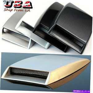 �J�[�J�o�[ �J�[�t�[�h�^�[�{�X�N�[�v�G�A�x���g�t���[�ێ摕���{���l�b�g�J�o�[���ՓI�ȃJ�o�[ Car Hood Turbo Scoop Air Vent Flow Intake Decorative Bonnet Cover Universal