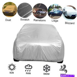 J[Jo[ 213 "x69" x60 "tJ[Jo[PEVA UVیZ_SUVɑό 213"x69"x60" Full Car Cover PEVA UV Protection Rain Snow Resistant for Sedan SUV
