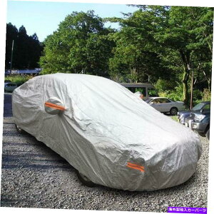 J[Jo[ 3xxlOhantiO˃XgbvtJ[Jo[1x 3XXL Outdoor Waterproof Snow Anti Ultraviolet Reflective Strip Full Car Cover 1x