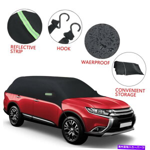�J�[�J�o�[ ����SUV�n�[�t�{�f�B�T���V�F�[�h�A���`�_�X�g�J�o�[���Ă��~��UV��ɑς���J�o�[ Black SUV Half Body Sun shade Anti-dust Cover Sunscreen UV Snow Resistant Covers�y���s�A���i�z