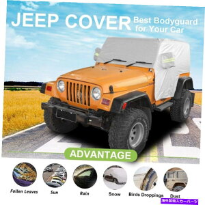 J[Jo[ n[t{fBJo[W[vO[ɓK4V[YUVv[tAEghAveN^[ Half Body Cover Four Season UV-Proof Outdoor Protector Fit for Jeep Wrangler