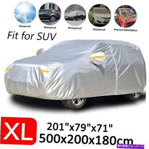 J[Jo[ XLhtSUVJ[Jo[z_AR[h2000-2021̉OveN^[ XL Waterproof Full SUV Car Cover Outdoor Protector For Honda Accord 2000-2021