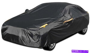 J[Jo[ UVveNVJ[Jo[Z_XLubNɑϐ̂hhoXNb` UV Protection Car Cover Windproof Dustproof Scratch Resistant For Sedan XL Black