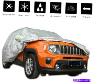 J[Jo[ 2015-2022W[vlQ[h̎ԃtJo[̖hUVی Car Full Cover Waterproof All Weather UV Protection For 2015-2022 Jeep Renegade