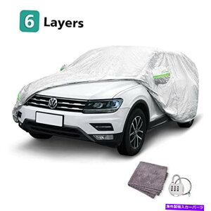 �J�[�J�o�[ SUV�J�[�J�o�[�h���C�o�[�T�C�hzi�Ƃ̂��ׂĂ̓V�C�̊��S�ȊO�σJ�o�[... SUV Car Cover Waterproof All Weather Full Exterior Covers with Driver Side Zi...�y���s�A���i�z