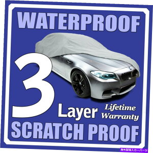 �J�[�J�o�[ 3���C���[�J�[�J�o�[�ʋC���h���w���O�̉����t���[�X���C�j���OFIB1 3 Layer Car Cover Breathable Waterproof Layers Outdoor Indoor Fleece Lining Fib1�y���s�A���i�z