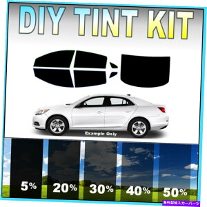 �J�[�J�o�[ DIY PRECUT WINDOW TINT FILM2000-2021�̓V�{���[�}���u�ɍ��킹�Ă��ׂĂ̑� DIY PreCut Window Tint Film 2000-2021 Fits Chevy Malibu ANY Shades All Windows�y���s�A���i�z