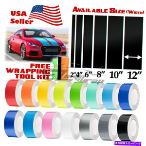 J[Jo[ AEfBTTXgCvXebJ[p̃OXJ[[VOXgCvrj[bv25tB[g / 50tB[g Gloss Color Racing Stripes Vinyl Wrap For Audi TT Stripe Sticker 25FT / 50FT