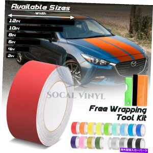 J[Jo[ }bgJ[[VOXgCvrj[bvXebJ[fJ[}c_3XgCv25tB[g / 50tB[g Matte Color Racing Stripes Vinyl Wrap Sticker Decal Mazda 3 Stripe 25FT / 50FT