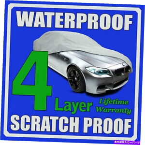 J[Jo[ 4C[J[Jo[ʋChwỎ\tgCjOFOS 4 Layer Car Cover Breathable Waterproof Layers Outdoor Indoor Soft Lining Fos