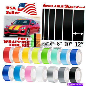 J[Jo[ OXJ[[VOXgCv}c_miata rx8XgCv25tB[g/50tB[ĝ߂̃rj[bvfJ[ Gloss Color Racing Stripes Vinyl Wrap Decal For Mazda Miata Rx8 Stripe 25FT/50FT