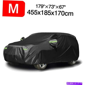 �J�[�J�o�[ 420D�J�[�J�o�[�h�����O�X�m�[�_�X�gUV�ϐ��t�B�b�g166 -179 SUV 420D Car Cover Waterproof Outdoor Snow Dust UV Resistant Fit for 166 -179 SUV�y���s�A���i�z