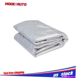 J[Jo[ ːCgVo[O[όPEVAԂ̕یJo[ Weatherproof PEVA Car Protective Cover with Reflective Light Silver Gray S