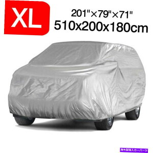 J[Jo[ g^4runnernC_[p̃tJ[Jo[hzUVAEghAveN^[ Full Car Cover Waterproof Sun UV Outdoor Protector For Toyota 4Runner Highlander
